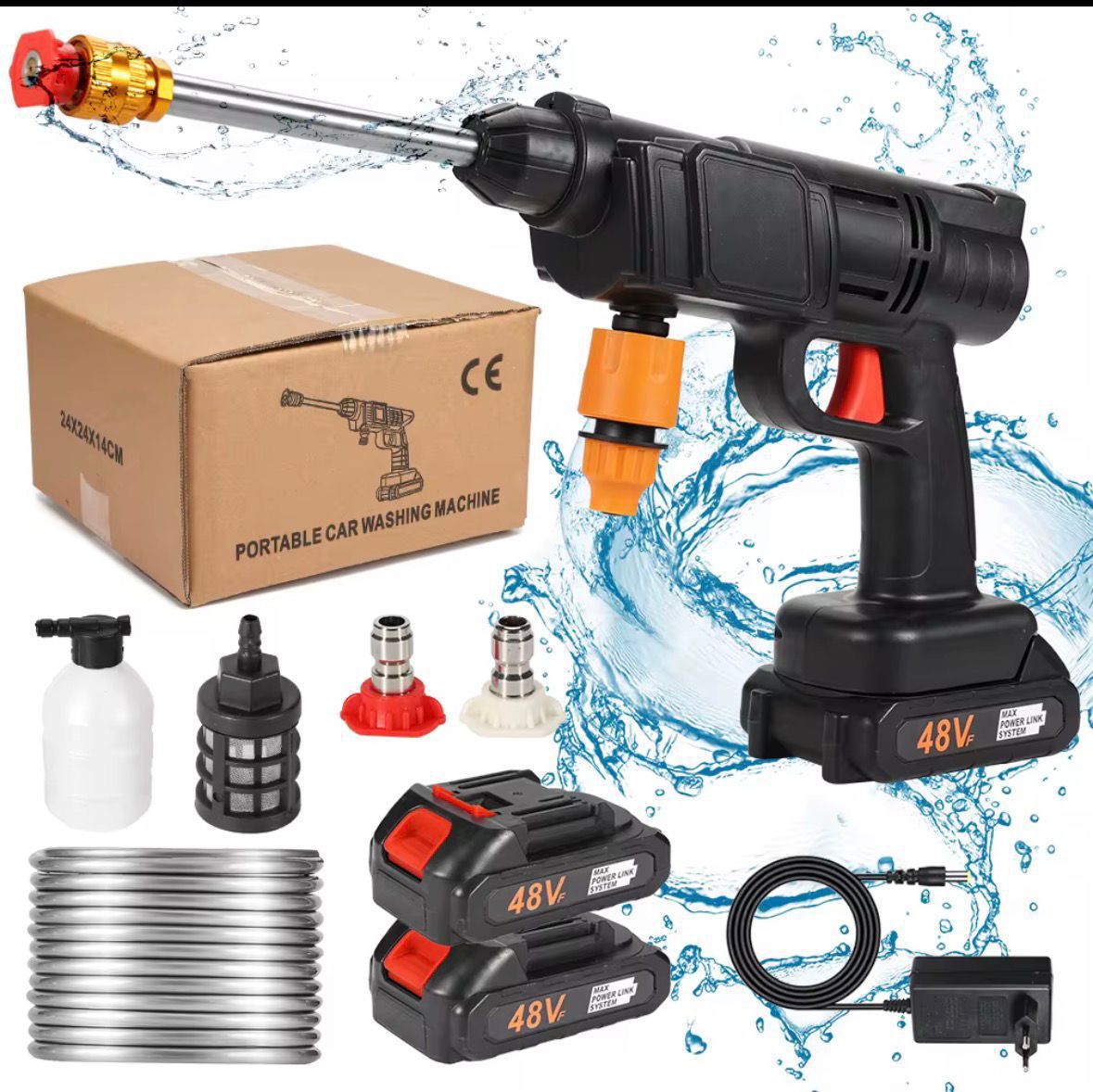 Wireless Car Wash Spray Gun